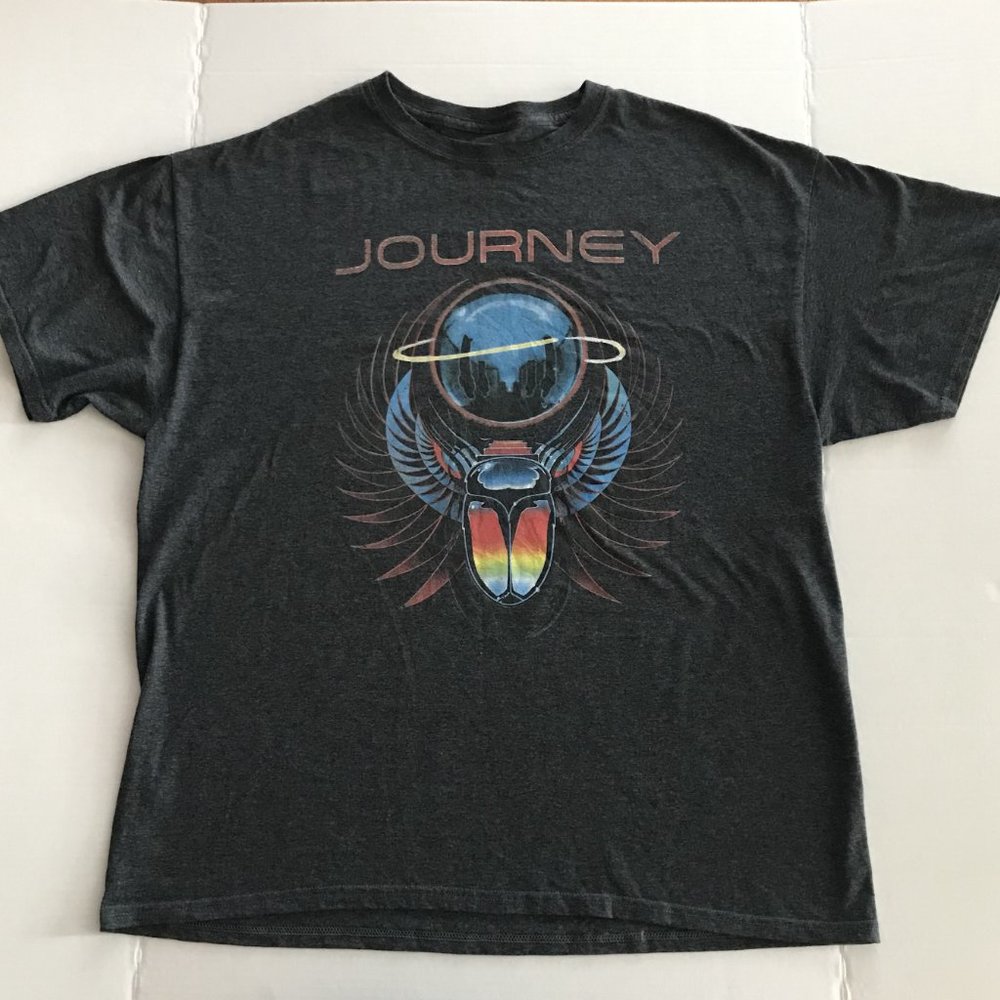 JOURNEY Scarab Beetle Planet Album Guitar Cover T-Shirt Men's XL